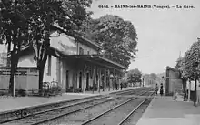 Gare (photo du début XXe&nbsp;siècle).