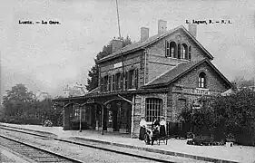 La gare vers 1900.