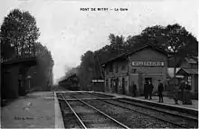 La halte de Villeparisis au début du XXe siècle.