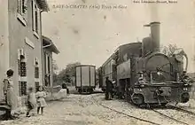 Locomotive 030t des Tramways de l'Ain à Bagé le Chatel