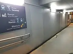 Entrée du souterrain.