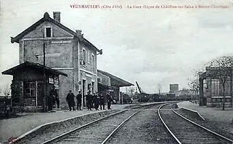 La gare vers 1910-1920.