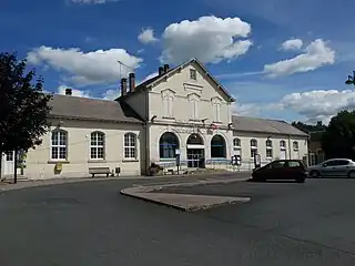La gare d'Argenton-sur-Creuse en 2014.