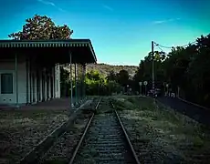 La voie en direction de Capdenac.