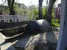 Abri anti-aériendétruit en 2020.