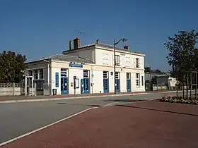 La gare de Houdan.
