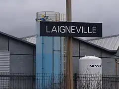 Signalétique de quai en 2012.