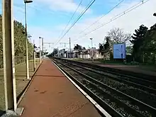 Vue générale de la gare.