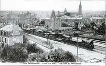 Les quais au début du XXe&nbsp;siècle.