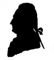 Georg Christoph Wagenseil, silhouette datée de 1776.