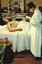 Georges Chicotot, Premiers essais du traitement du cancer par rayons X (1907).