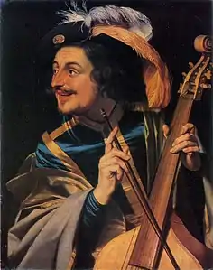 Le Joueur de viole de gambe, 1631, Lviv, Galerie d'art de Lviv.