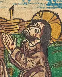 Sueur de sang de Jésus au Mont des Oliviers (15ième)