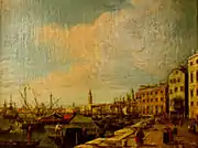 Cercle de Canaletto - Vue de Venise, XVIIIe&nbsp;siècle.