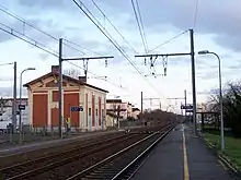 La gare de Gironde (janv.&nbsp;2010).