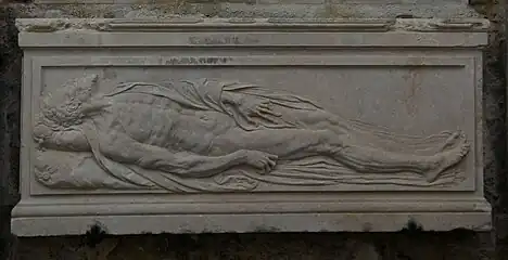 Gisant de Jérome « Burgensis »(cathédrale Saint-Étienne de Châlons)