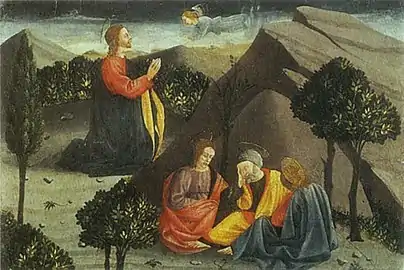 Prière au jardin des oliviers