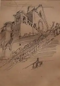 Carnet de croquis sur Assise.