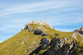 Vue du Glasfelderkopf depuis le Prinz-Luitpold-Haus.