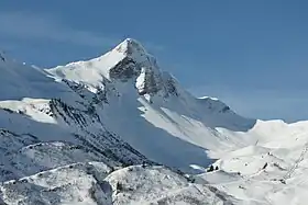 Vue du Glatthorn depuis l'est.