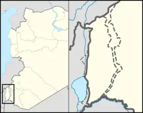 Voir sur la carte administrative du plateau du Golan
