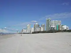 Vue de Surfers Paradise sur la Gold Coast.