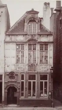 La maison à son emplacement primitif, rue de l'Étuve.