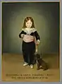 Portrait d'enfant, Goya, 1790.