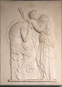 Ethra pleurant sur la tête de Phalante, Aix-en-Provence, musée Granet.