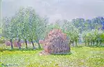 "Haystack" (1893) by Claude Monet - Michele and Donald D’Amour Museum of Fine Arts, Springfield (MA) (W1364)