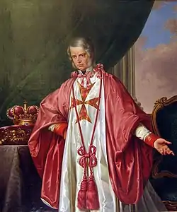 Léopold II en chevalier de Saint-Étienne(vers 1840)Palazzo della Carovana
