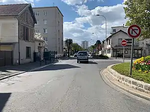 La rue en avril 2021.