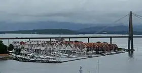 Grasholmen et le pont de Stavanger