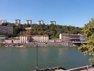 Vue depuis du quai Saint-Vincent