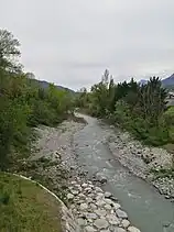 La Gresse depuis le Pont de Genevrey.
