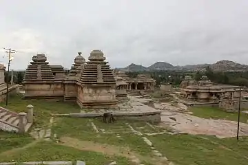 Temple de Kapila à Shiva. Colline d'Hemakuta, début XIVe siècle, Hampi-Vijayanagar