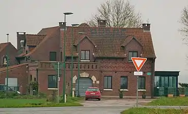 Carrefour de l'Arbre, juste avant l'entrée du secteur