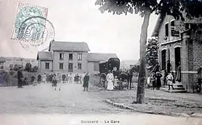 La gare en 1910.