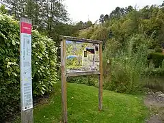 Balisage pour randonneurs.