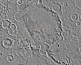 Image illustrative de l'article Goussev (cratère)