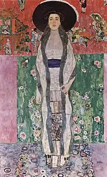 Portrait d'Adele Bloch-Bauer II (1912), huile sur toile (190&nbsp;×&nbsp;120&nbsp;cm), Österreichische Galerie Belvedere (Vienne).