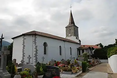 Héletteéglise Sainte-Marie(43°&nbsp;18′&nbsp;32″&nbsp;N, 1°&nbsp;14′&nbsp;49″&nbsp;O)