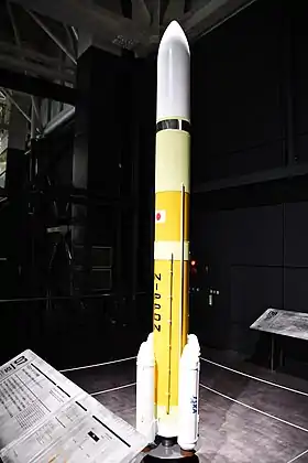 Maquette du lanceur lourd japonais H3 qui effectuera son premier vol début 2023.