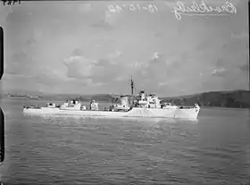 illustration de HMS Brocklesby (L42)