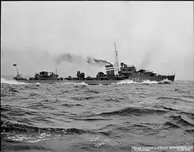 illustration de HMS Janus (F53)