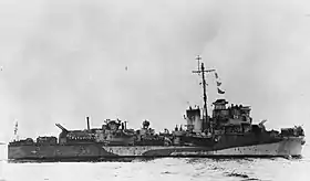 illustration de HMS Quantock (L58)