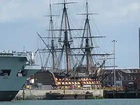 Le HMS&nbsp;Victory.
