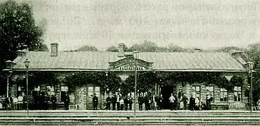 Dans les années 1910 alors gare de Khassareptivka.