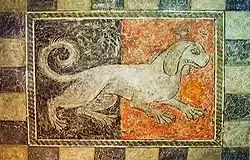 Peinture du XVIe siècle représentant un talbot.