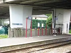Avant la reconstruction du pont et des quais.